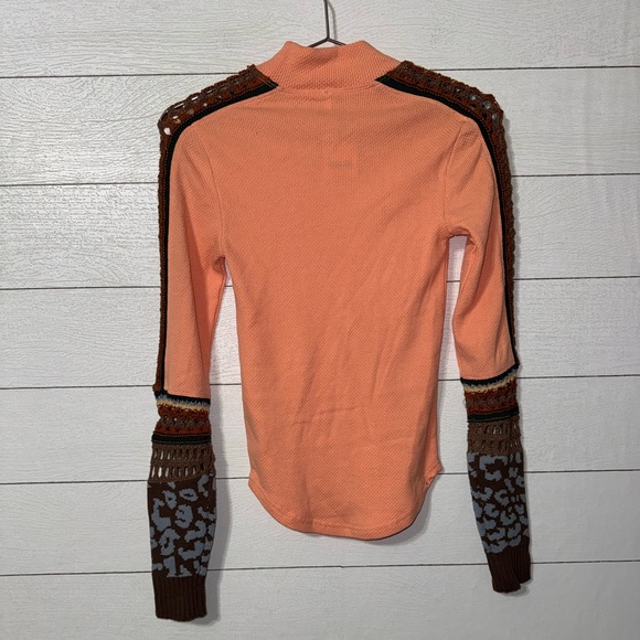 Free People Switch It Up Cuff Thermal Top Size XS NWT - Picture 4 of 7